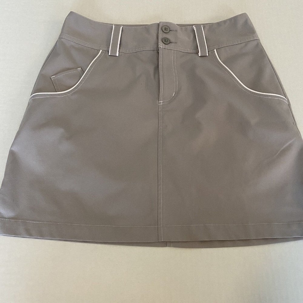 Adidas Climacool Women’s Tennis Athletic Skort Skirt Running Yoga Sz 2 Gray